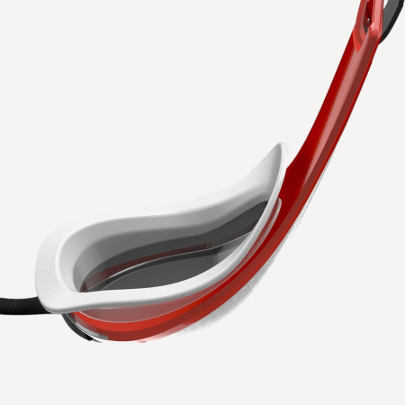 Очки для плавания Speedo Fastskin Pure Focus Mirror (зеркальные; красный/синий/белый)
